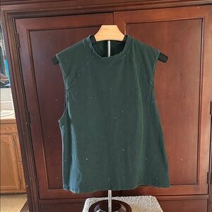 SKIMS Dark Green Muscle Tee